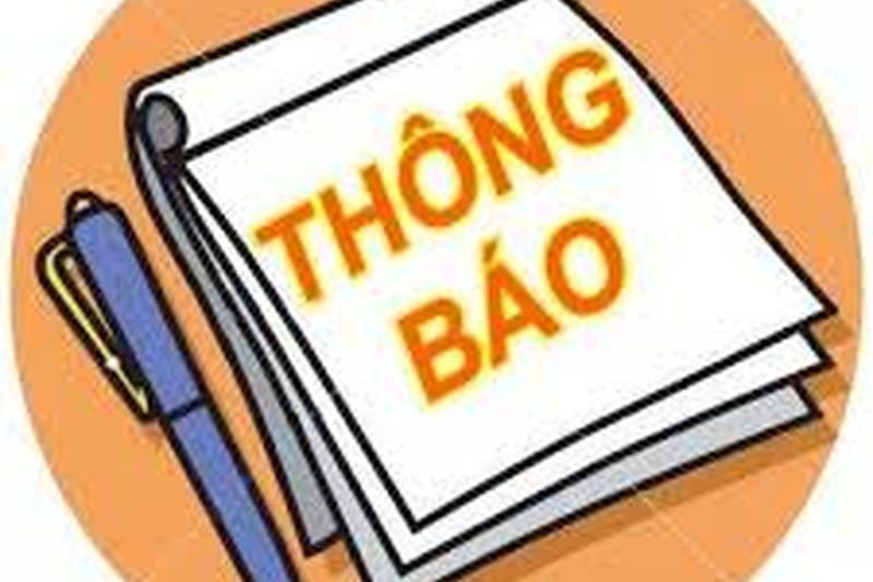 Thông báo lịch họp định kỳ tháng 12