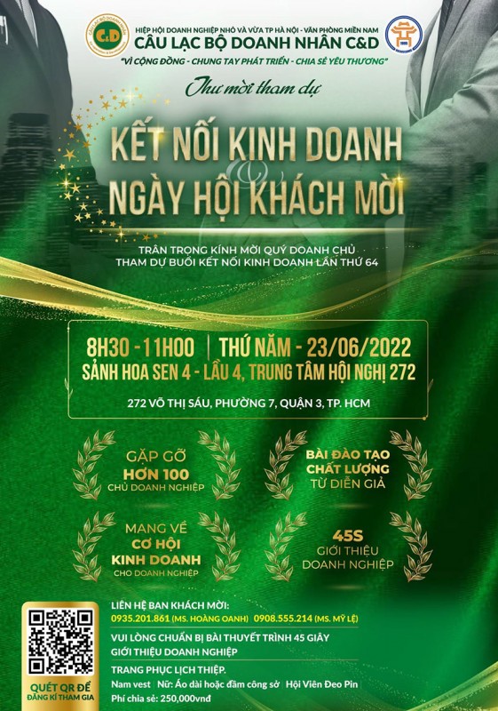 Buổi họp Kết Nối Kinh Doanh lần 64 - Ngày hội Kết Nối Khách Mời!!