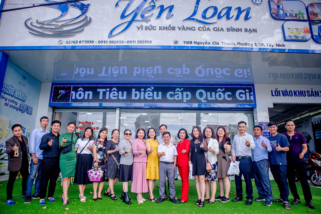 Đoàn Kết Nối Giao Thương C&D Thăm Showroom của Công ty Yến Loan tại Tây Ninh