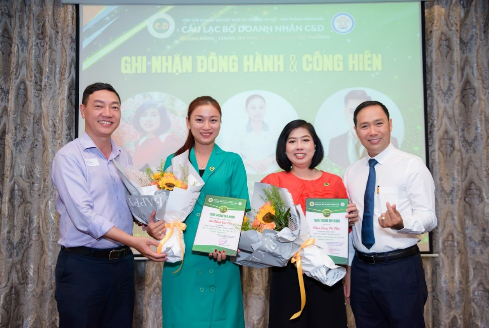 Ghi nhận đồng hành cống hiến cho hai nữ tướng của C&D: Chủ Tịch Thu Thảo và Tổng Thư Ký Yến Nhi