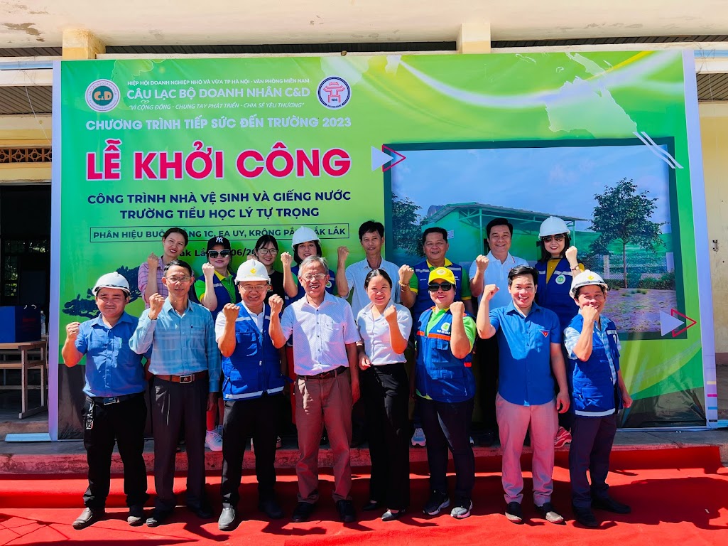 Lễ Khởi công công trình Nhà vệ sinh học đường tại Krông Pắc