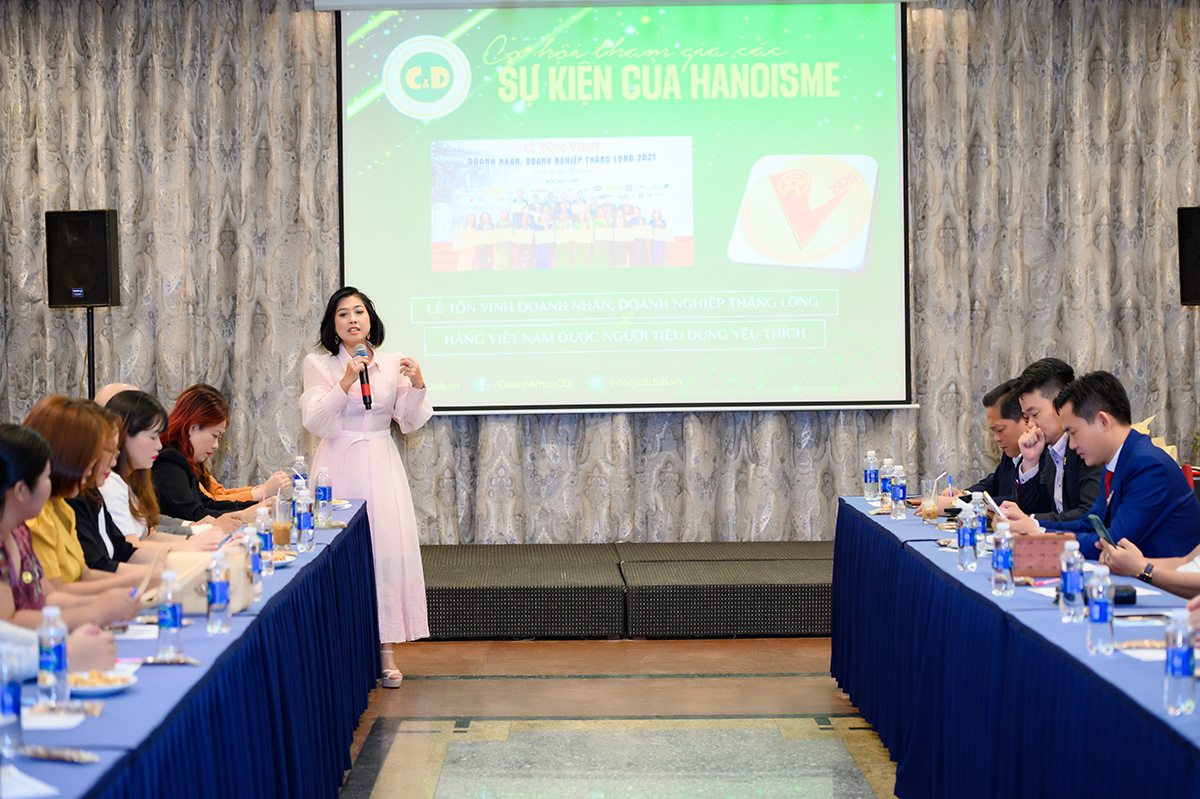 Chủ tịch Phạm Đăng Thu Thảo giới thiệu về CLB Doanh nhân C&D