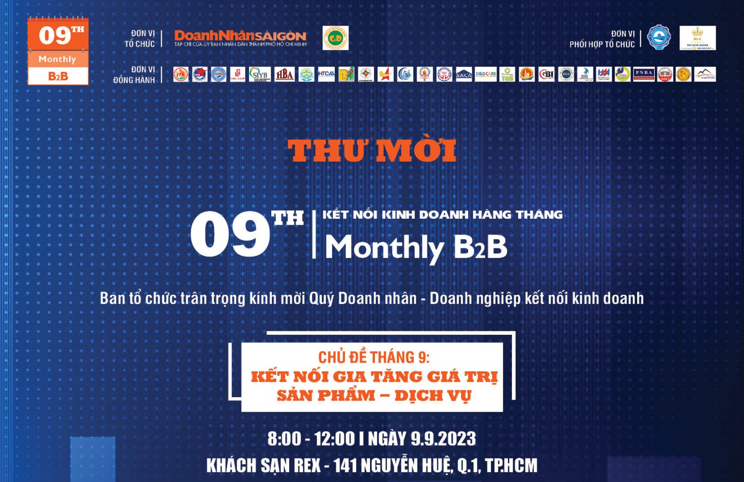 CLB Doanh nhân C&D cùng tổ chức sự kiện Kết nối Kinh doanh 09th Monthly B2B kỳ tháng 9/2023