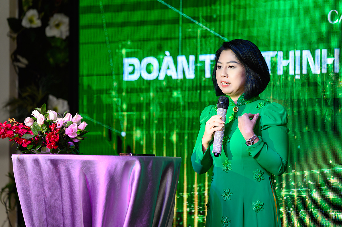 Bà Phạm Đăng Thu Thảo, Chủ tịch CLB phát biểu khai mạc