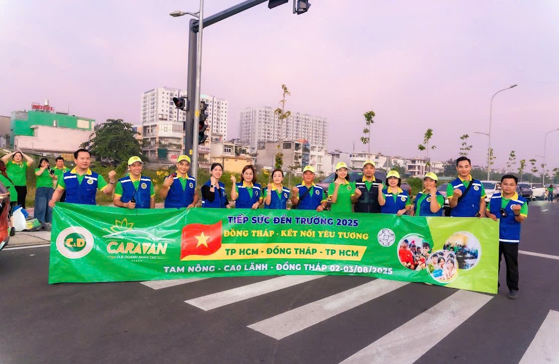 TIẾP SỨC ĐẾN TRƯỜNG – HÀNH TRÌNH LAN TỎA YÊU THƯƠNG CỦA CỘNG ĐỒNG DOANH NHÂN C&D